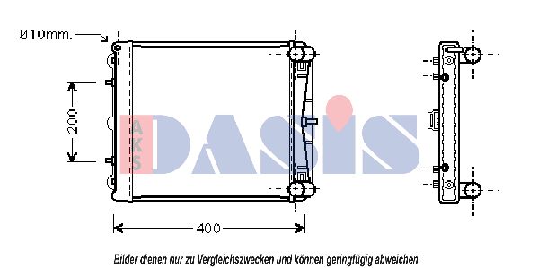 AKS DASIS Radiators, Motora dzesēšanas sistēma 170180N